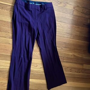 Burgundy slack pants